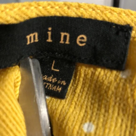 Mine Floral Zip Front Hem Tie Top Size L - Picture 5 of 5